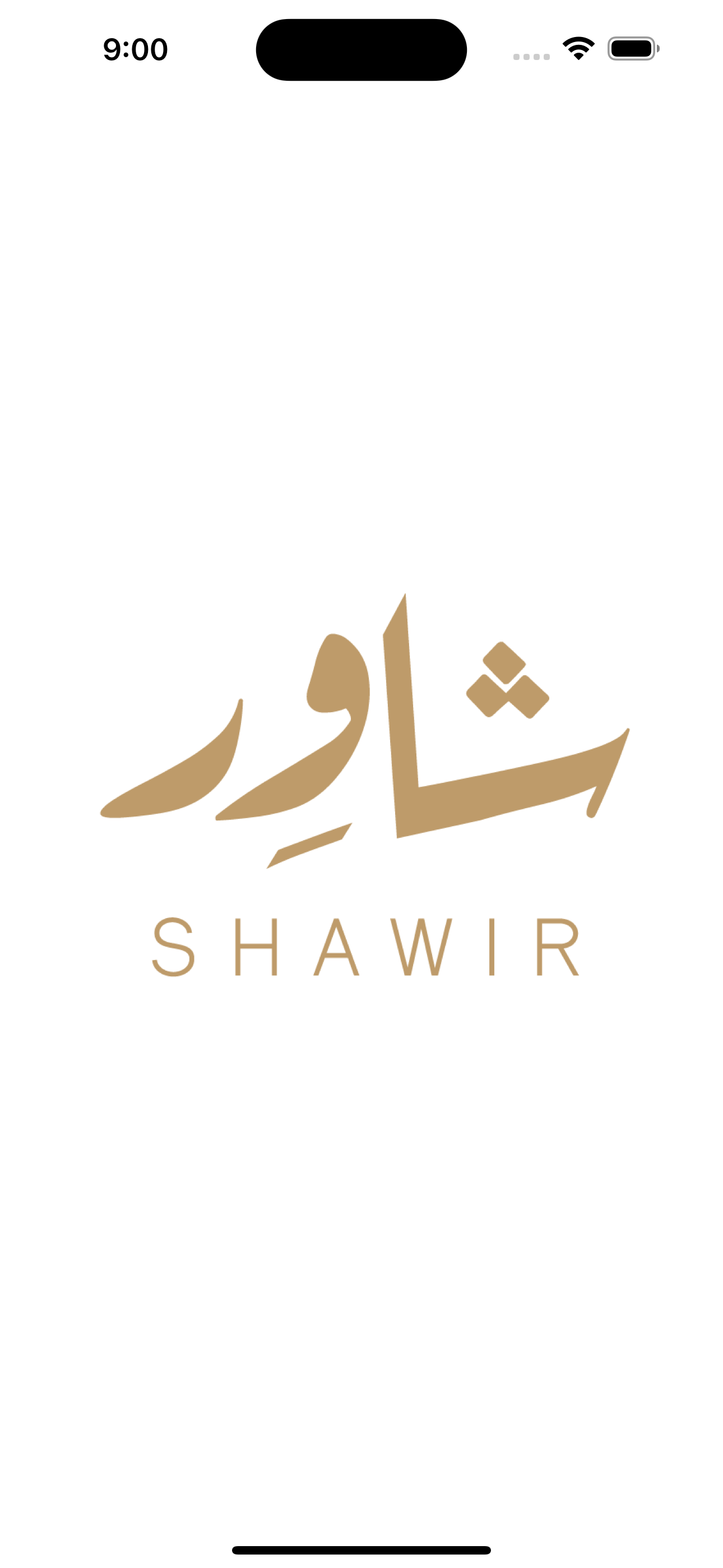 شاشة البدء
